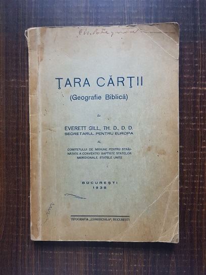 Everett Gill - Tara Cartii. Geografie Biblica