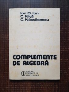 Ion D. Ion - Complemente de algebra
