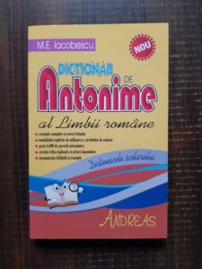 M. E. Iacobescu - Dictionar de antonime al limbii romane