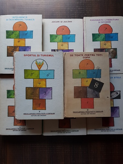Enciclopedia practica a copiilor 8 volume, seria completa