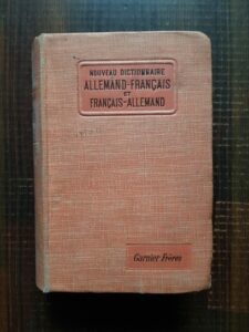 G. Kister - Nouveau Dictionnaire Allemand-Francais et Francais-Allemand