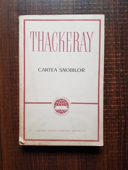 William Thackeray – Cartea snobilor