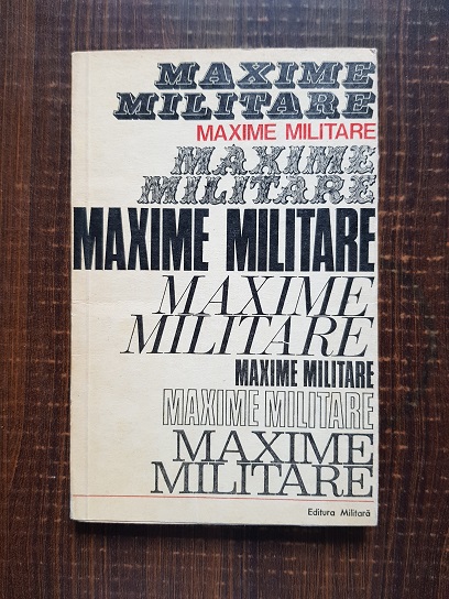 Maxime militare