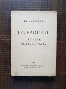 Barbu Ştefănescu-Delavrancea - Trubadurul. Liniste stapanea-odata