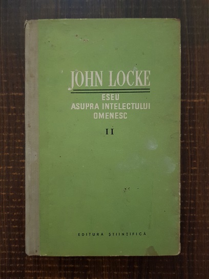 John Locke - Eseu asupra intelectului omenesc
