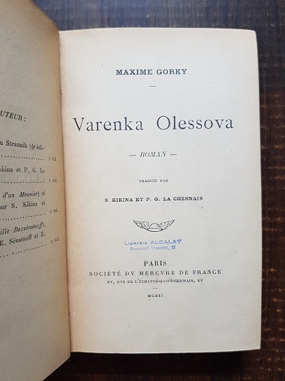Maxime Gorky - Varenka Olessova (1902) - imagine 2