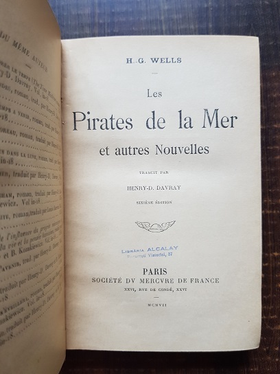H. G. Wells - Les Pirates de la Mer et autres Nouvelles (1907) - imagine 2