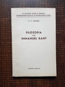 V. F. Asmus - Filozofia lui Immanuel Kant