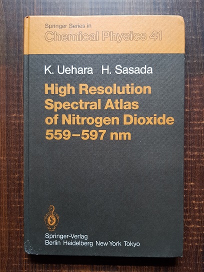 K. Uehara, H. Sasada – High Resolution Spectral Atlas of Nitrogen Dioxide 559-597 nm