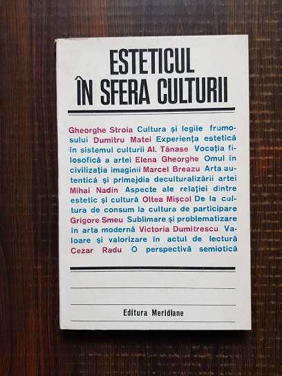 Esteticul in sfera culturii