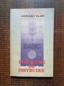 Adrian I. Vlad - Programe de instruire