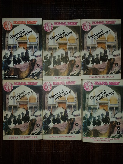 Karl May - Pamantul misterelor 6 volume, seria completa