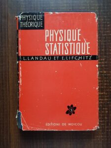 L. Landau, E. Lifchitz - Physique statistique (1967, editie cartonata)
