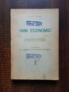 N. G. V. Gologan - 1936 Economic (1937, cu autograful si dedicatia autorului)