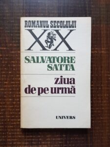 Salvatore Satta - Ziua de pe urma