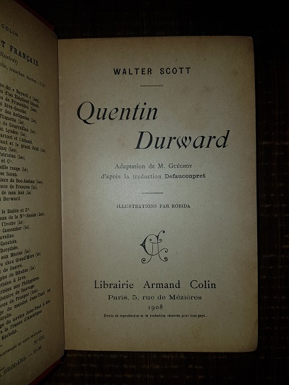 Walter Scott - Quentin Durward (1908, illustrations par Robida) - imagine 2
