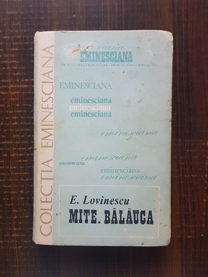 Eugen Lovinescu – Mite. Balauca