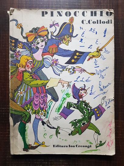 Carlo Collodi – Pinocchio. Povestea unei papusi de lemn (1980, ilustratii de Val Munteanu)