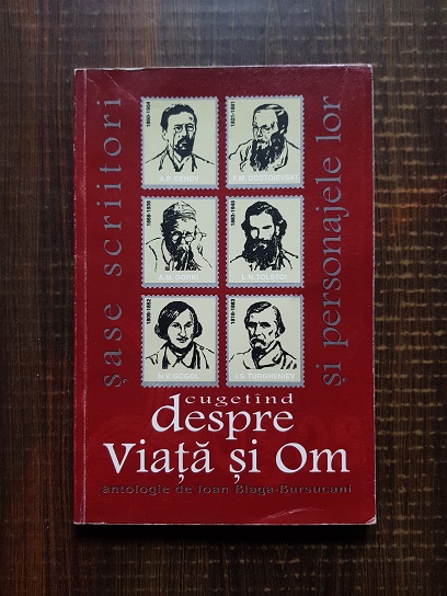 Sase scriitori si personajele lor cugetand despre viata si om
