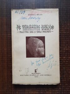 Marcu Beza - Pe taramuri biblice. Palestina, Siria si tarile invecinate (1934)