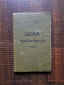 Legea invoielilor agricole lamurita pe intelesul tuturor (1908)