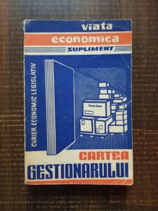 Al. Detesan - Cartea gestionarului (1972)