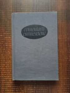 Dumitru Murarasu - Comentarii eminesciene