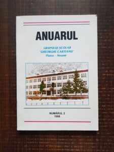 Anuarul grupului scolar "Gheorghe Cartianu" Piatra-Neamt 1998