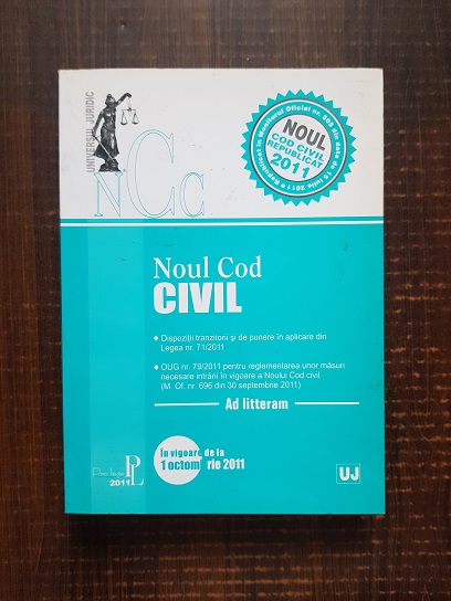 Noul Cod Civil, 2011