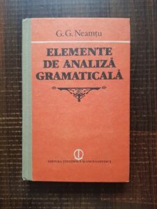 G. G. Neamtu - Elemente de analiza gramatica