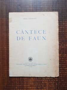 Virgil Gheorghiu - Cantece de faun (1940, prima editie)