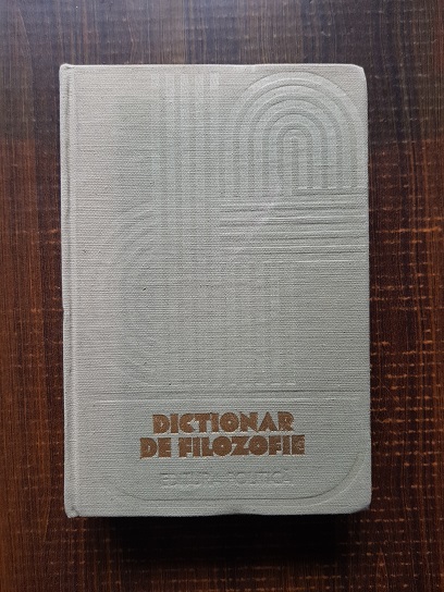 Pavel Apostol – Dictionar de filozofie