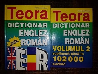 Leon Levitchi, Andrei Bantas – Dictionar Englez-Roman 2 volume (102.000 cuvinte)