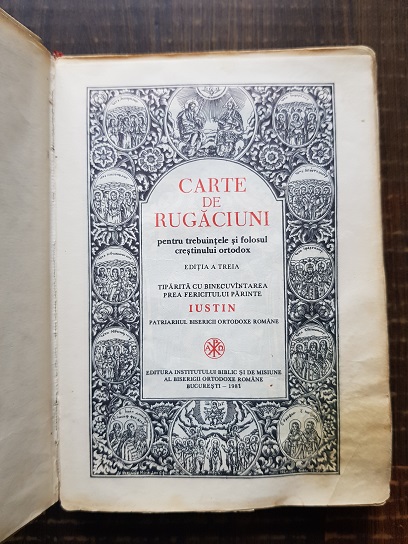 Carte de rugaciuni pentru trebuintele si folosul crestinului ortodox (1981, tiparita cu binecuvantarea prea fericitului parinte Iustin) - imagine 2