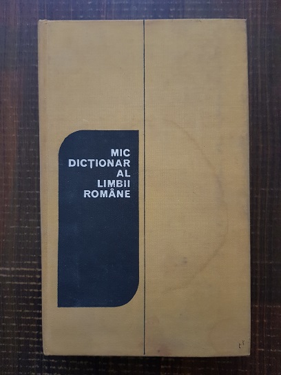 Ana Canarache, Vasile Breban – Mic dictionar al limbii romane