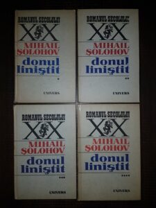 Mihail Solohov - Donul linistit 4 volume (1986, editie cartonata)