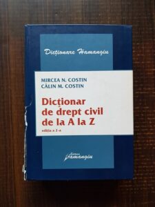 Mircea Costin - Dictionar de drept civil de la A la Z