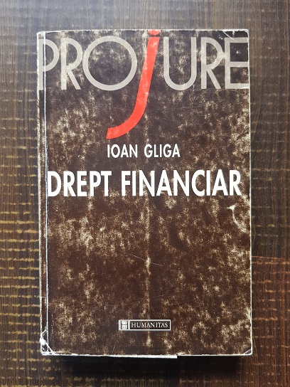 Ioan Gliga – Drept financiar