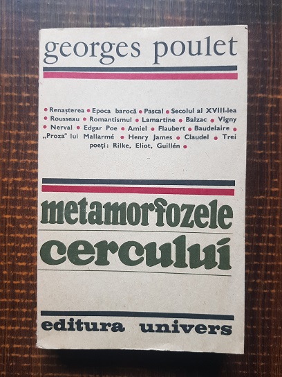 Georges Poulet – Metamorfozele cercului