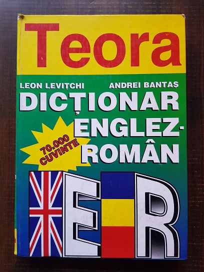 Leon Levitchi, Andrei Bantas – Dictionar Englez-Roman (70.000 de cuvinte, format mare de atlas)