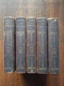 Paul Verlaine – Oeuvres Completes 5 volume (1911)