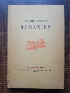 George Oprescu - Arta Contemporana din Romania (1935, limba suedeza)