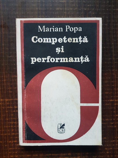 Marian Popa - Competenta si performanta