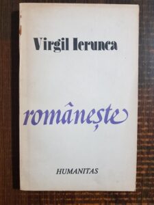 Virgil Ierunca - Romaneste
