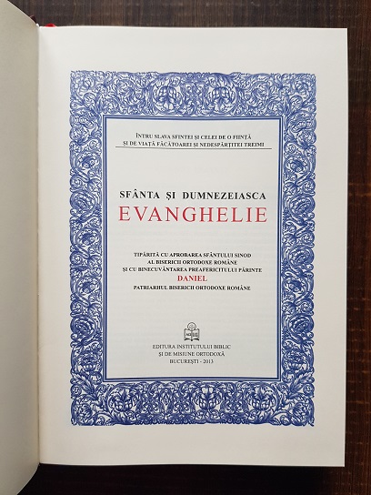 Sfanta si Dumnezeiasca Evanghelie (2013) - imagine 2