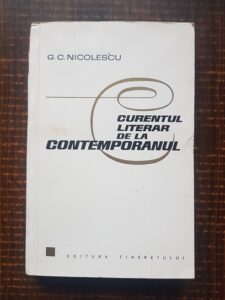 G. C. Nicolescu - Curentul literar de la contemporanul