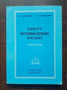 Adrian Pricopi - Drept international privat. Note de curs