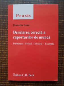 Horatiu Sasu - Derularea corecta a raporturilor de munca