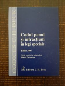 Mirela Gorunescu - Codul penal si infractiuni in legi speciale