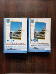 Actele publicate in Monitorul Oficial al Romaniei 2 volume (1999)